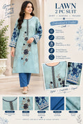 lawn 2PC unstitch suit