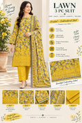 Lawn 3PC unstitch suit