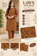 Lawn 2PC unstitch suit