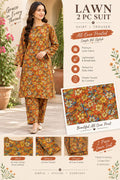 Lawn 2PC unstitch suit