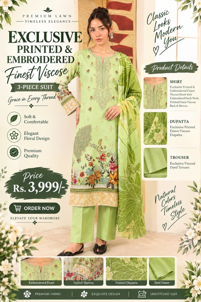 viscose 3 piece suit
